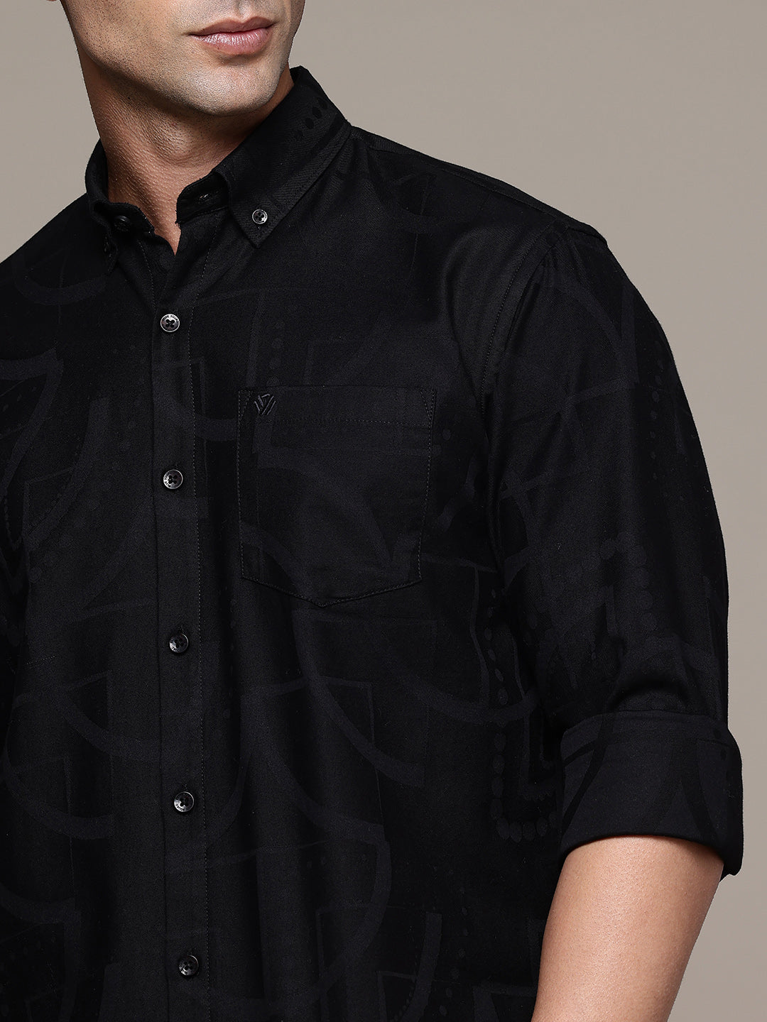 Multi Color Full Sleeve Cotton Satin Shirt