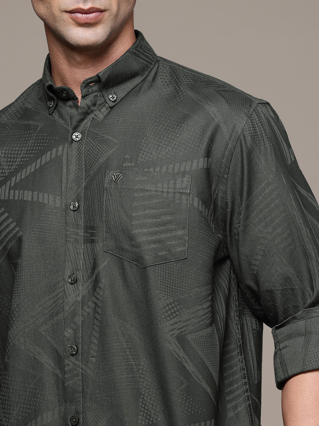 Multi Color Full Sleeve Cotton Satin Shirt