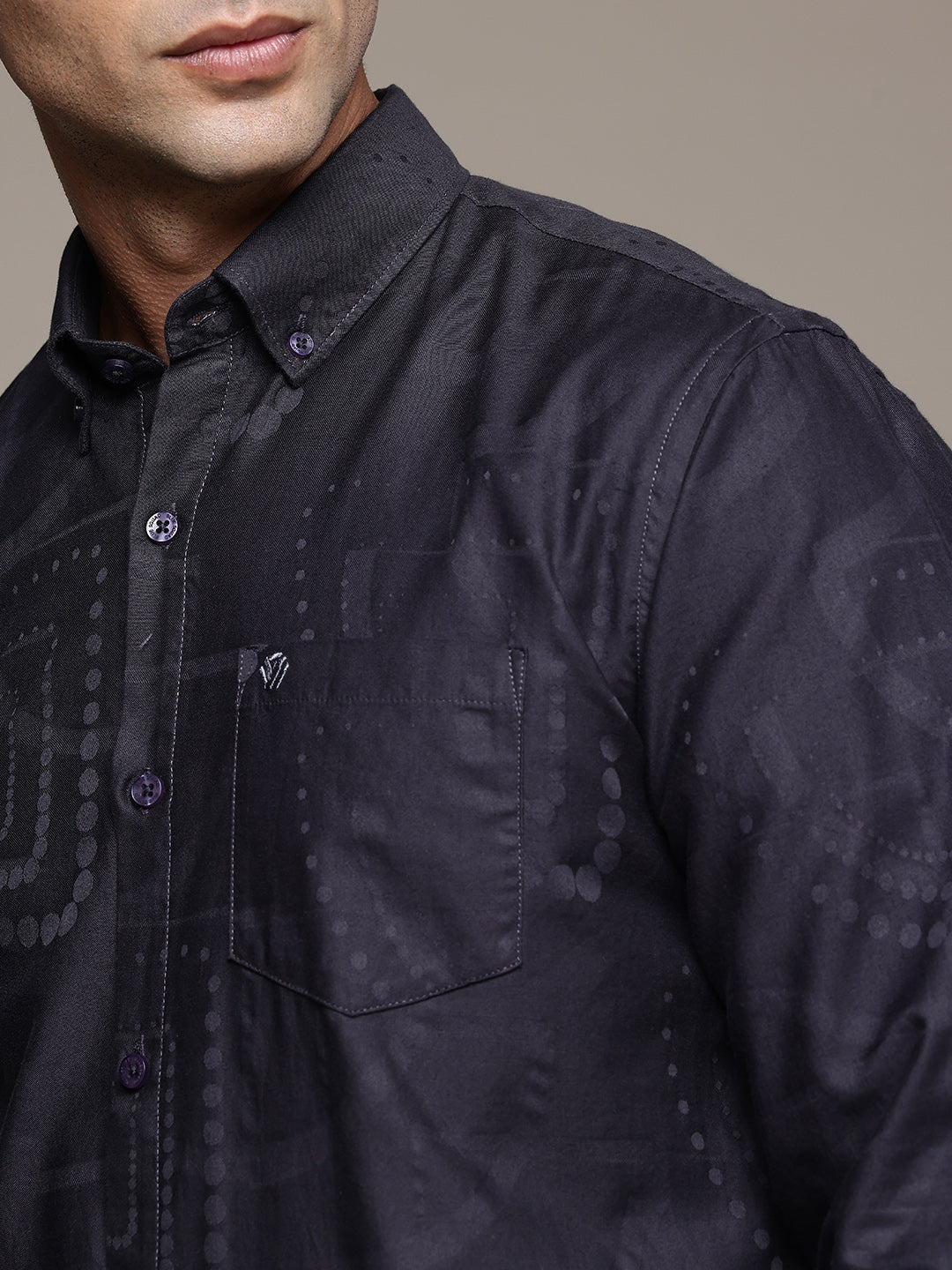 Multi Color Full Sleeve Cotton Satin Shirt