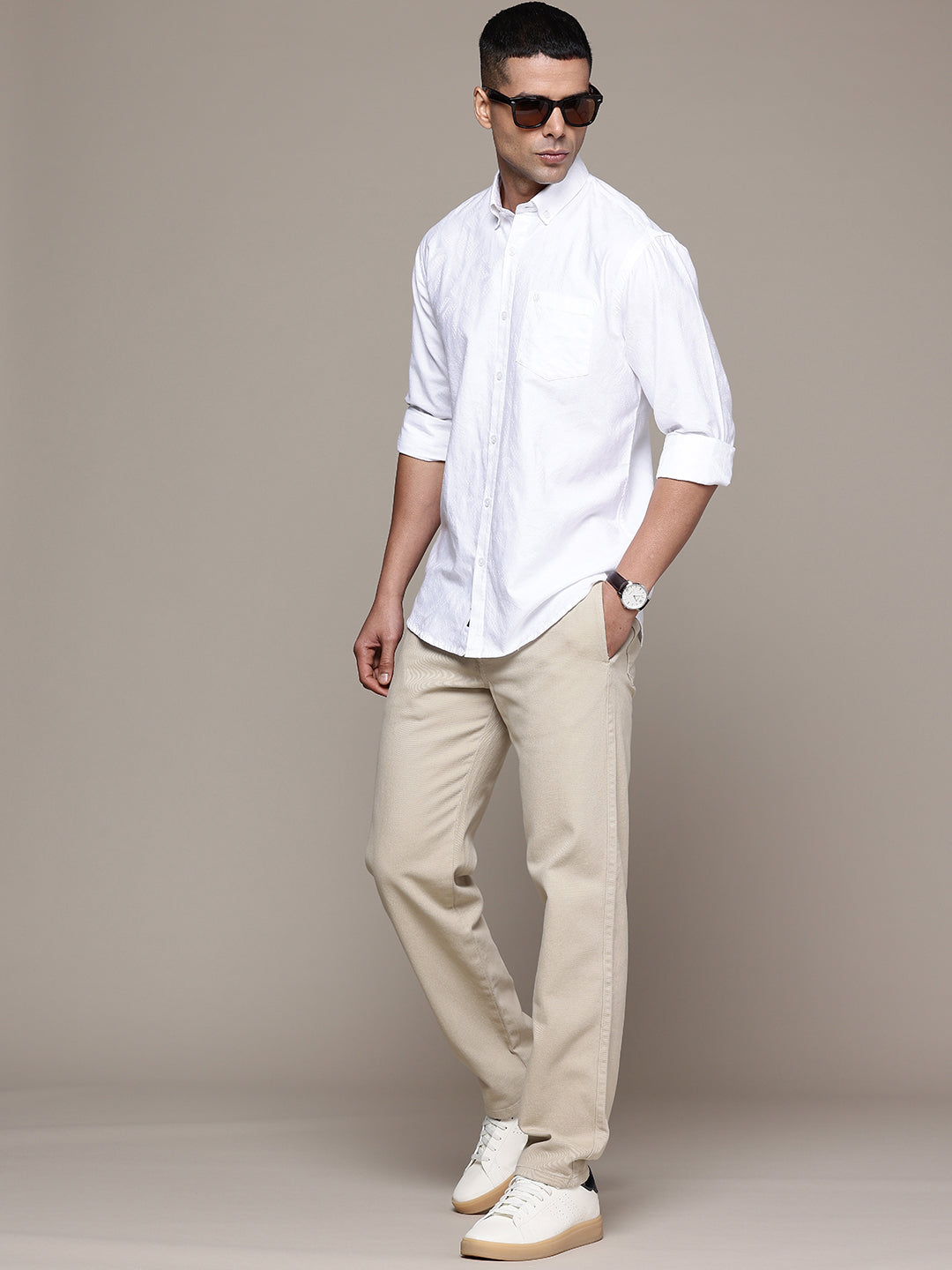 Multi Color Full Sleeve Cotton Satin Shirt