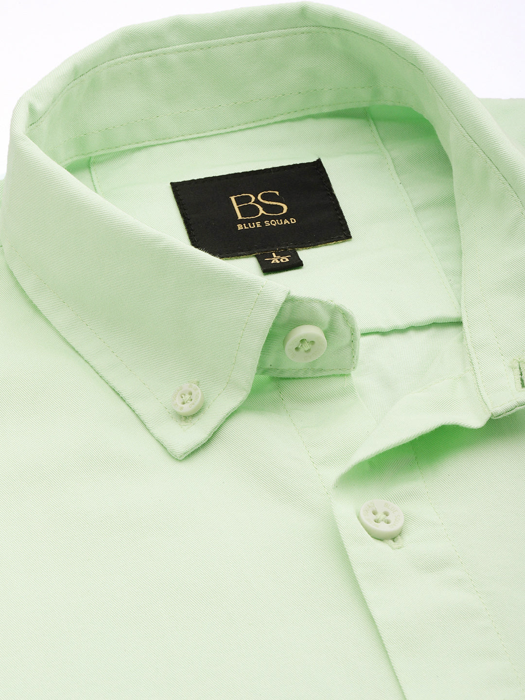 Mint Full Sleeve Pure Cotton Shirt