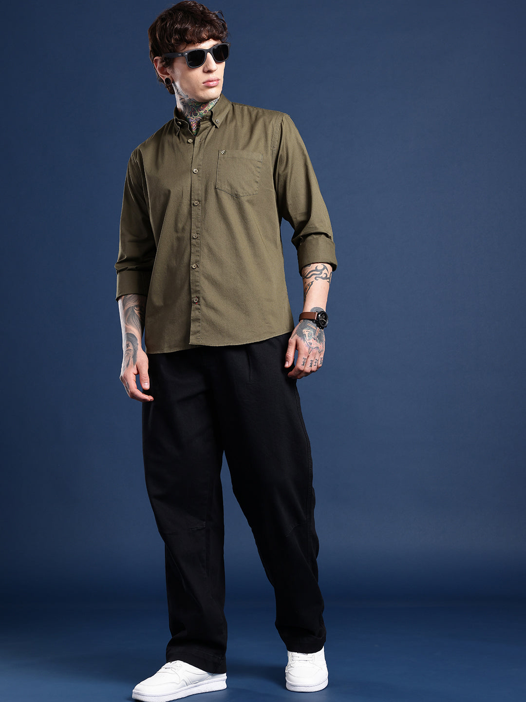 Oregano Full Sleeve Pure Cotton Shirt